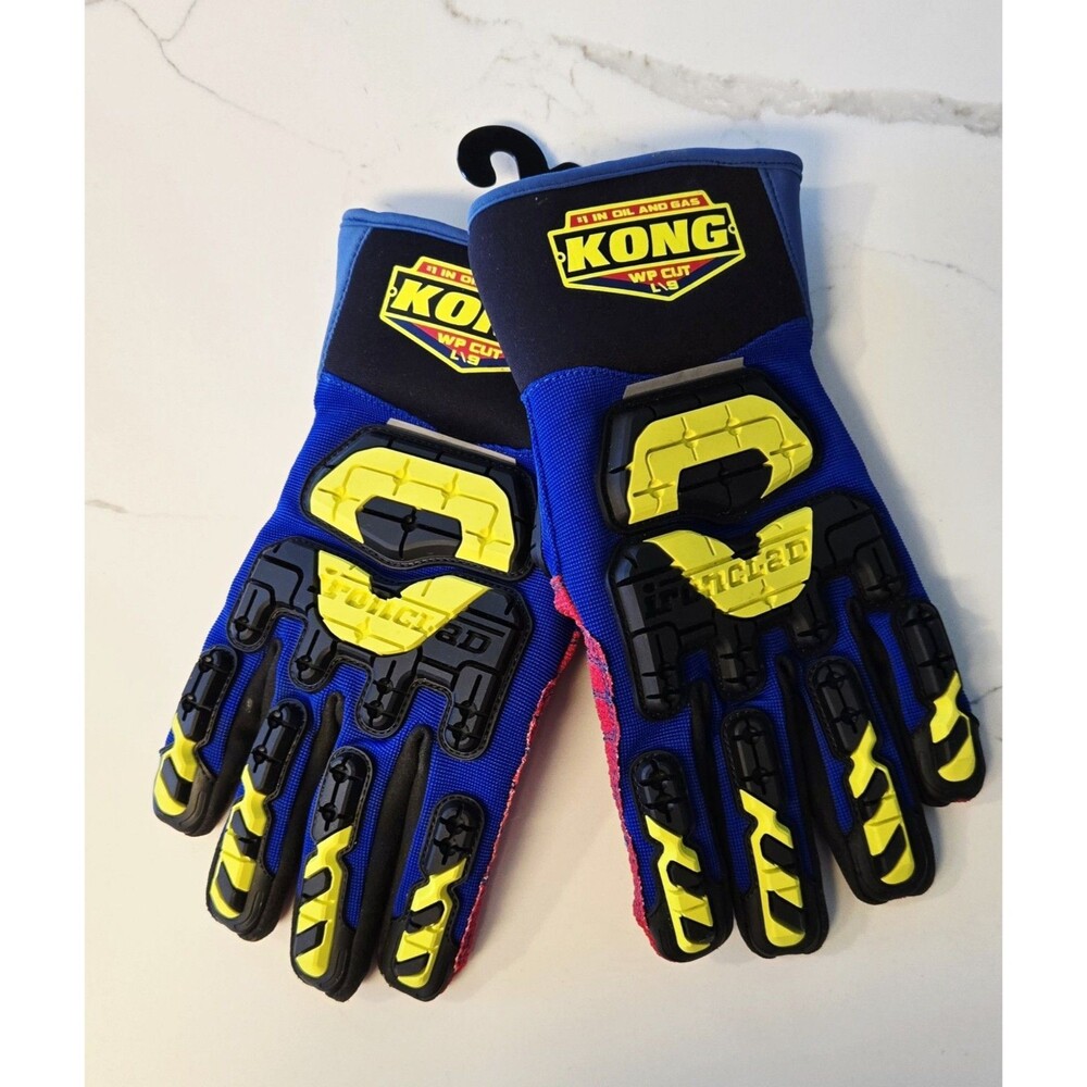 Ironclad KONG Deck Crew Waterproof A7 IVE Safety Impact Gloves KDC5W Large L NWT
